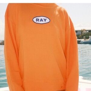 Ray Orange Mockneck